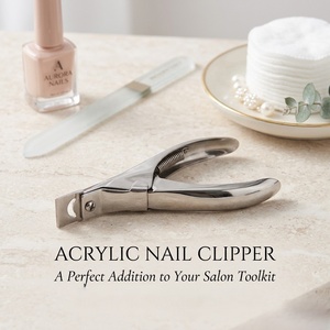 Coupe-ongles professionnel en acier inoxydable en forme de U, ciseaux à bord fin, ouverture large, pour salon de manucure et pédicure - Product Image 4