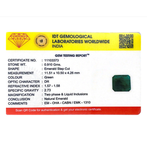 Natural Zambian Emerald 4.55 Carat Loose Gemstone Emerald Cut for Fine Jewelry - Product Image 4