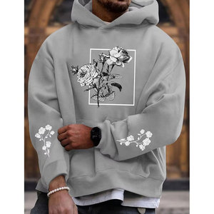 Sudaderas extragrandes básicas con MOQ bajo, interior de forro polar grueso para comodidad cálida en todas las estaciones y un estilo moderno. - Product Image 3