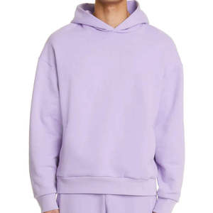 2026 Wholesale Solid Color Hooded Hellstairs Sweatshirt <b>Men</b> Raglan Sleeve Pullover Casual Hoodie With Pocket - Product Image 3