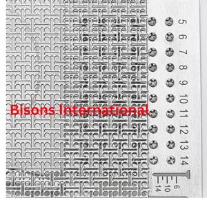 Kit de Malla de Reconstrucción Craneofacial BISONS, Malla de Acero Inoxidable Contorneable, Tornillos de Fijación, Manual, Certificado CE, ISO13485 Clase - Product Image 3