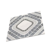 Dernier revêtement de sol en pierre de haute qualité classique moderne 300x300mm tapis semi-céramique carrelage de stationnement extérieur rustique résistant à l'acide