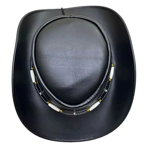 Sombreros de Vaquero de Cuero al por Mayor, Hechos a Medida, Nuevo Diseño Personalizado, Unisex, Transpirables, Premium, Ecológicos para Exteriores - Product Image 6