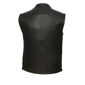 Chaleco de Cuero Genuino Color Bronceado sin Mangas para Hombre, Diseño Único con Característica Transpirable para la Temporada de Invierno, Chaleco de Cuero Transpirable - Product Image 2