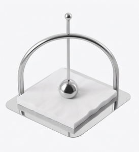 Unique Design Metal <b>Napkin</b> <b>Holder</b> In Stainless Steel Silver Finished Perfect For Home Kitchen And Restaurant Decor - Product Image 1