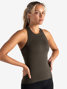 Débardeur côtelé blanc en coton pour femme, style décontracté d'été, personnalisable en gros, fabricant sur mesure - Product Image 6