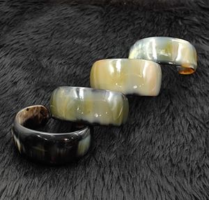 Bracelets manchette en argent style vintage avec motif vache/bufflonne, bijoux en tissu perlé tendance pour femme, cadeau écologique - Product Image 4