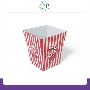 Cajas de Palomitas de Maíz de Papel de 32 oz, Estilo Cubeta, Desechables y Ecológicas, de Calidad Excepcional, Personalizables, Directamente del Vendedor Indio - Product Image 3