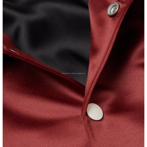 Veste bomber en satin réversible de haute qualité, personnalisée, écologique, imperméable, 100% soie, hiver, unisexe, élégante, doublure en bambou - Product Image 5