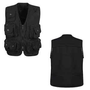 Chaleco de Motociclista de Mezclilla Negra para Hombre TITAN TREAD WEAR, con Cierre, Múltiples Bolsillos, Cuello Cuadrado, Sin Mangas, Transpirable y con Calefacción - Product Image 4