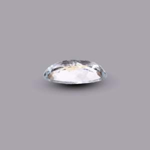 Natural Sky Blue Aquamarine 4.35 Carat Oval Cabochon Loose Gemstone for Fine Jewelry - Product Image 3