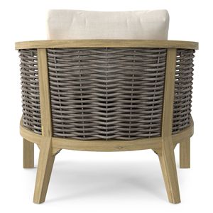 Set di 2 Sedie da Conversazione per Esterni in Materiale Naturale Parkside - Product Image 4