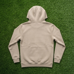 Sudadera con Capucha Beige para Mujer, de Felpa, con Bolsillo Canguro, Estilo Casual, Urbano, con Logotipo Personalizado - Product Image 5