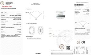 เพชร CVD ทรงเรเดียนท์ น้ำหนัก 2.50 กะรัต สีเหลืองแฟนซีสดใส ความสะอาดระดับ VS2 ได้รับการรับรองจาก IGI สำหรับแหวนเพชรเดี่ยวสุดหรู - Product Image 2
