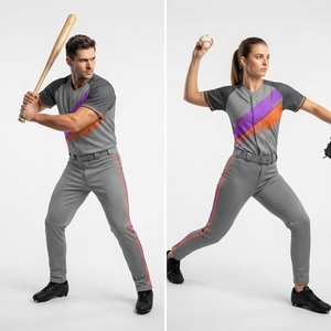 Maillots de baseball personnalisés en gros, design gratuit, sublimation, uniformes de baseball pas chers pour hommes - Product Image 2