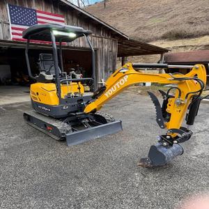 Mini excavadora compacta hidráulica de 2 toneladas barata con cabina para construcción y paisajismo en venta - Product Image 1