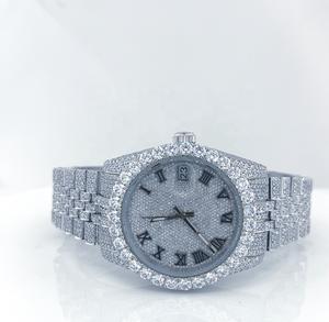 Brand New High Quality Iced Out 2024 Arrival Luxury Gold Silver Customized Hip Hop <b>Men</b> Moissanite Diamond <b>Wrist</b> <b>Watch</b> - Product Image 1