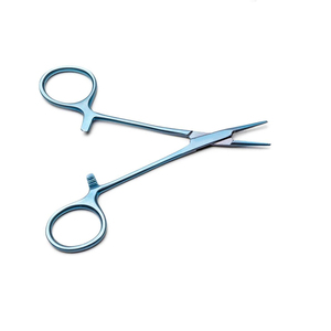 M.A SIDDIQUE INTERNATIONAL Pince hémostatique manuelle anti-moustiques droite 9,5 cm, poignée annulaire, à cliquet, en acier inoxydable, chirurgicale - Product Image 5