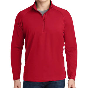 Sudadera OEM de Media Cremallera (1/4) para Hombre, Ligera, de Algodón y Poliéster, de Secado Rápido, con Logotipo Personalizado Impreso - Product Image 1