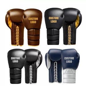 Nuevos Guantes de Boxeo de Piel Sintética con su Propio Logotipo, Guantes de Boxeo para Hombre y Mujer 2025, Guantes de Piel de Pakistán - Product Image 2