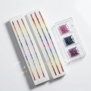 Saphir arc-en-ciel naturel multi-couleurs certifié IGI, taille brillant rond, pour la fabrication de bijoux de luxe, 2 mm - Product Image 6