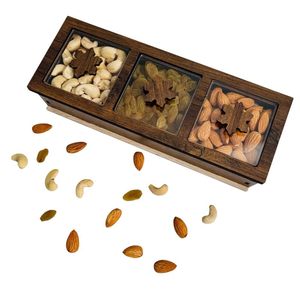 Boîte à épices en bois naturel faite à la main, style nautique, écologique, lavable au lave-vaisselle, conteneur de rangement pour masala pour la cuisine - Product Image 6