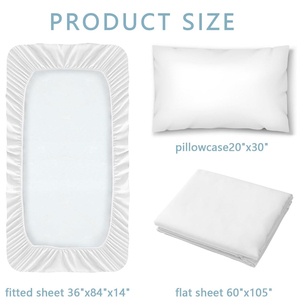 Sábanas de Hospital Profesionales de Alta Calidad, Tela de Lino Simple, Ecológica, Duradera, Ligera, Suave, 400 Hilos, Cómoda, para Uso Médico - Product Image 5