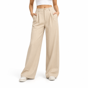 Pantalon de jogging respirant pour femme, coupe droite, style streetwear hiver, taille élastique à lacets, style hip-hop, coupe régulière - Product Image 3