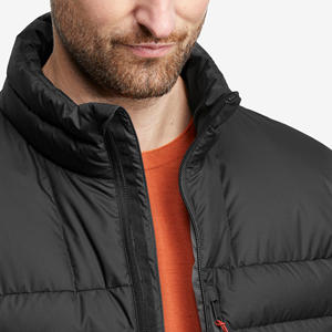 Veste d'hiver matelassée à capuche imperméable, design personnalisé par le fabricant, unisexe, streetwear, rembourrée en polyester, pour homme, manteau d'extérieur - Product Image 4