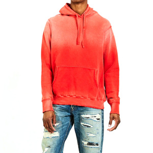Wholesale Price Custom Logo Men's Pullover <b>Hoodie</b> Street Wear Acid Wash Sun Faded Zip Regular Fit Fleece 100% Cotton Quick Dry - Product Image 6
