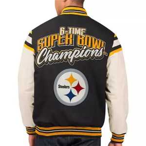 Wholesale High Quality <b>Winter</b> Latest New Unisex Varsity <b>Jacket</b> Wool/Polyester Shell Lining Silk Detail <b>Waterproof</b> Front - Product Image 3