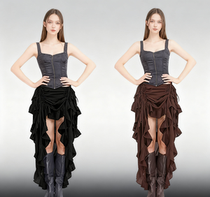 Falda de Estilo Victoriano Gótico Retro, Traje de Renacimiento del Medio Oriente, Disfraz para Actuaciones, Falda de Baile para Mujer - Product Image 2