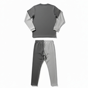 Conjunto Deportivo de Compresión para Hombre, de Secado Rápido, Transpirable, con Leggings de Manga Larga, para Gimnasio, Fitness, Running, 2 Piezas - Product Image 2