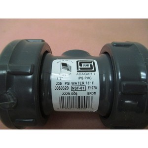 Vanne de retenue AMAT 492-17259-00, raccord True Union, 1/2 po - Équipements et pièces semi-conductrices de renommée mondiale chez Trusted Global - Product Image 1