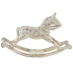 Figurine de cheval à bascule en teck artisanal, antique, vente en gros - Product Image 2