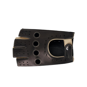 Work <b>Gloves</b> Leather For Driver Hand And ARM Safety Half Finger <b>Thin</b> Section Breathable Bike Driver Sun defence <b>Gloves</b> - Product Image 3