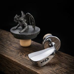 Lujo reutilizable creativo Animal Falcon <span class=keywords><strong>diablo</strong></span> cabra cráneo T corcho Zamac Metal Aleación de Zinc tapones para botellas de <span class=keywords><strong>vino</strong></span> tapón superior de barra - Product Image 3