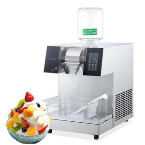 เครื่องทำน้ำแข็งไส KQ-180F 407 ปอนด์/วัน ระบบทำความเย็นด้วยอากาศ - เครื่องทำน้ำแข็งไสแบบมืออาชีพพร้อมหน้าจอสัมผัส ใบมีดสแตนเลส - Product Image 1