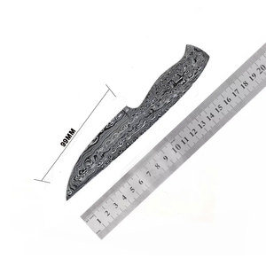 Premium Patterned Damascus Steel Blank <b>Blade</b> <b>Crafting</b> Material Handmade Steel Blank For Custom Handle Projects - Product Image 1