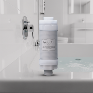 Hecho en Corea, el Mejor Filtro de Ducha Bevita PURE con Certificado Antimicrobiano, Bolas Minerales para Eliminar Cloro e Impurezas, Libre de BPA - Product Image 2