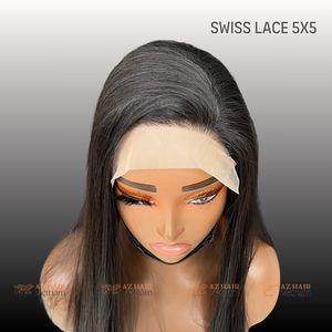 Bone Straight Wig for Women Cuticle Aligned <b>Hair</b> Full Frontal Lace Natural 13X4 HD Vietnamese Human <b>Hair</b> Lace Front Wig Vendor - Product Image 3