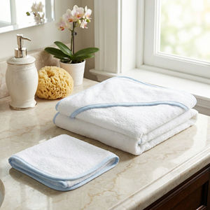 Juego de Toallas con Capucha para Bebé, 100% Algodón Orgánico, Tejido de Secado Rápido, Suave y Absorbente, para Recién Nacidos, Niños Pequeños y Niños - Product Image 2