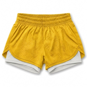 Pantalones Cortos Deportivos 2 en 1 con Forro de Compresión, 150GSM, Logotipo Personalizado OEM ODM, Directo de Fábrica - Product Image 1