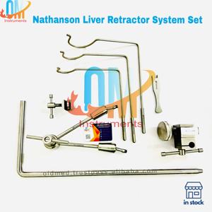 ชุดเครื่องมือถ่างอวัยวะตับแบบส่องกล้อง Nathanson พร้อมที่ยึดอวัยวะแบบยึดติดเอง ผลิตจากเหล็กกล้าไร้สนิมเยอรมัน ได้รับมาตรฐาน CE ใช้สำหรับการผ่าตัดแบบแมนนวล ใช้ซ้ำได้ |   โอลด์เมด - Product Image 5