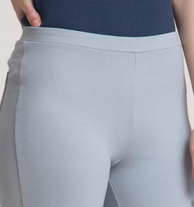 Pantalones de Mujer Transpirables, Elásticos, de Cintura Alta, Pierna Ancha, Antiarrugas, Ecológicos, de Nailon/Algodón/Poliéster/Spandex, para Oficina - Product Image 5