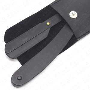 Navaja de Afeitar Recta con Mango de Madera Premium, Acero Inoxidable, Herramienta de Barbería, Color Personalizado, Reutilizable, Fabricante OEM - Product Image 5
