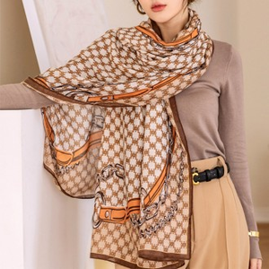 9 tipi di disegni larghi e lunghi sciarpe e scialli tradizionali LM-0484 di alta qualità - Product Image 1