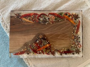 Planche à découper en bois massif, planche de préparation de cuisine, planche de boucher durable pour trancher les légumes, les fruits et la viande - Product Image 3