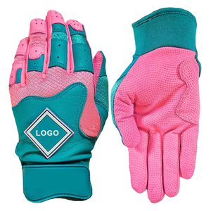 Guantes de Bateo de Béisbol y Sóftbol al por Mayor, Alta Calidad, 100% Cuero, Duraderos, Transpirables, para Zurdos, Hombres y Mujeres, Colores y Logotipo Personalizables - Product Image 1