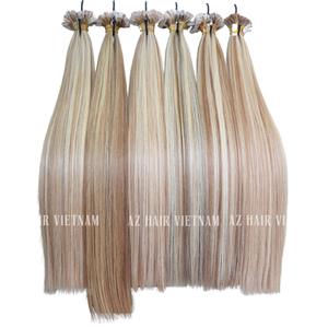 Couleurs personnalisables de haute qualité Style droit-Expédition mondiale Extensions de cheveux à pointe plate de cheveux humains à la kératine - Product Image 3